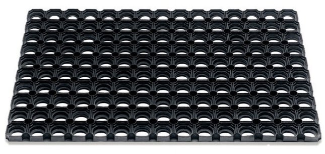 Rubberen ringmat van 40 x 60 cm