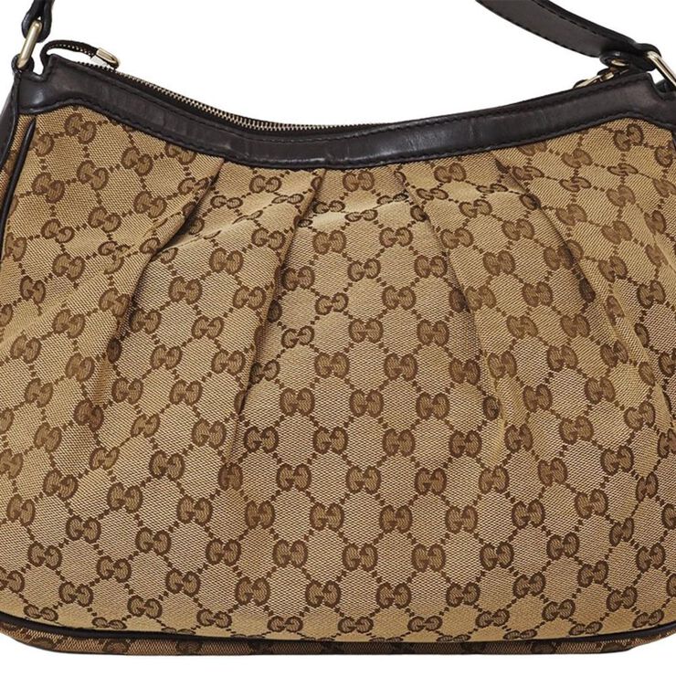 Gucci Vintage Gucci Shoulder Bag Beige