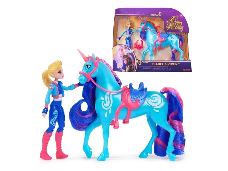 Unicorn Academy Doll & Unicorn - Isabel & River