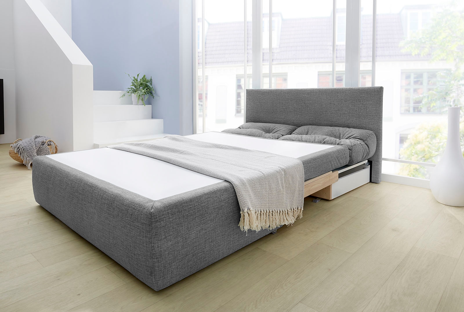 Jockenhöfer Gruppe Schlafsofa »Torben« Platzsparendes Sofa mit Gästebettfunktion und Stauraum