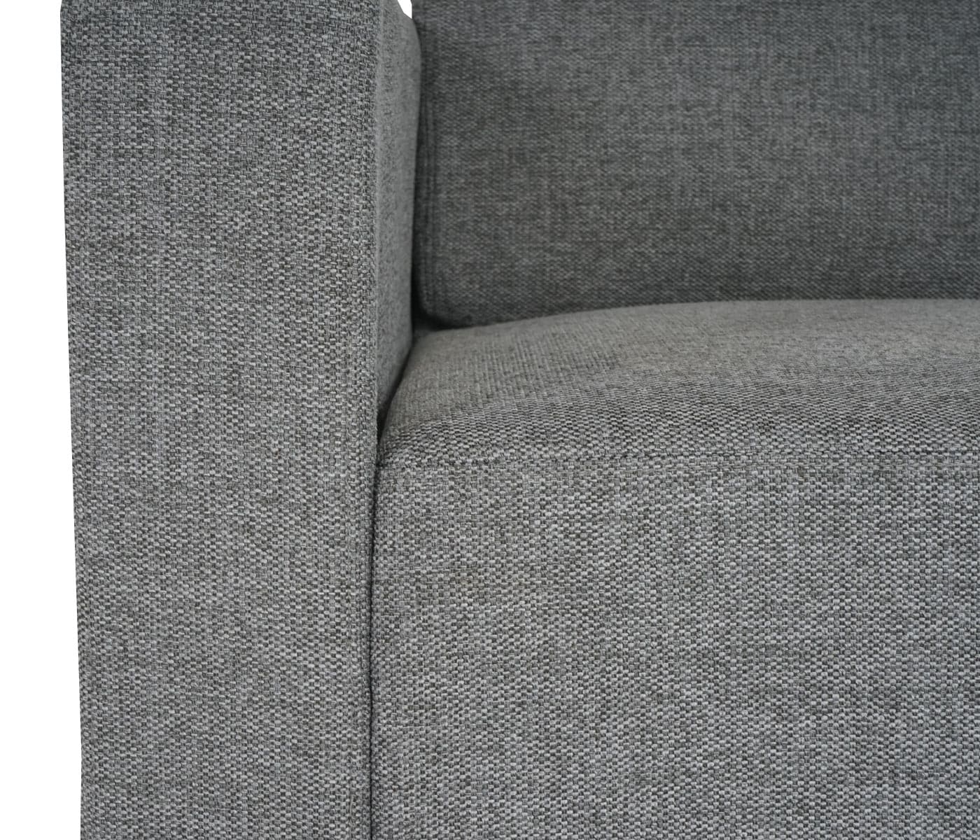 Modular Sofa-System Couch-Garnitur Moncalieri 5, Stoff/Textil ~ grau