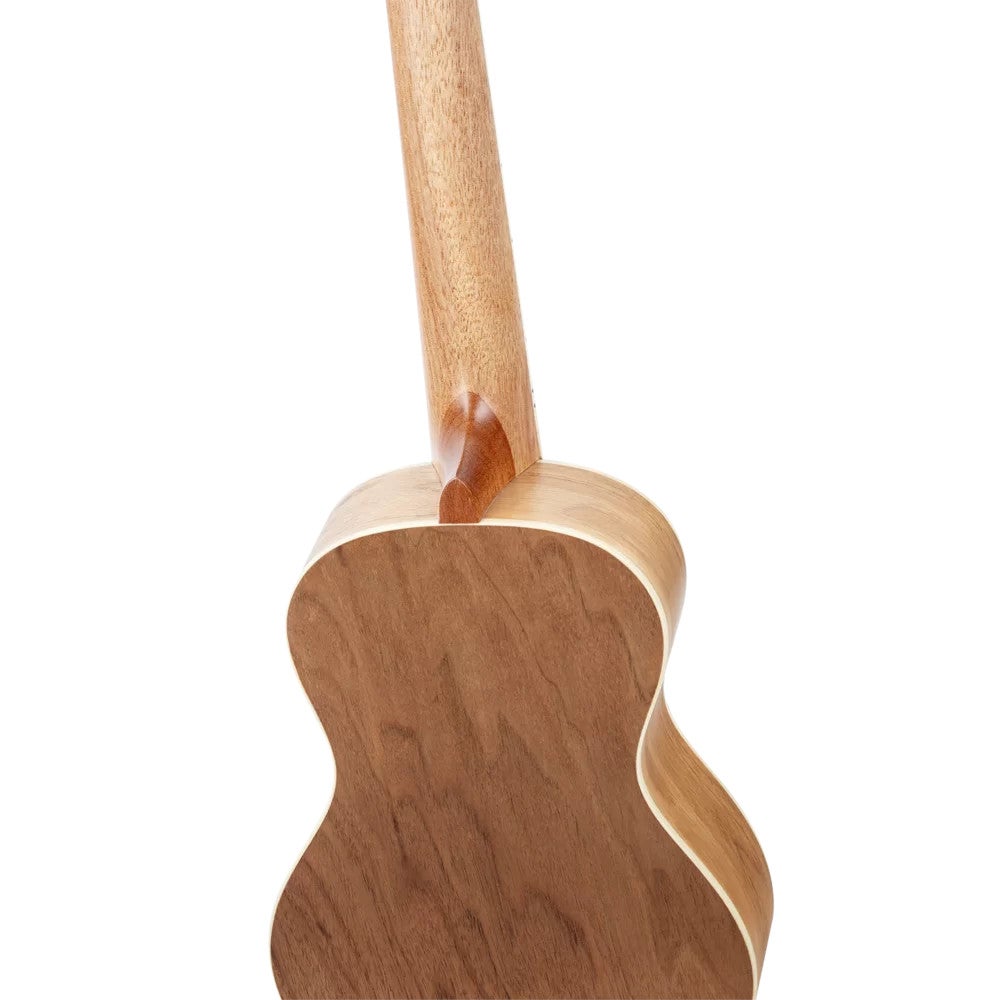 Ortega RUEL-MBK Element Series Concert Size Ukulele Metallic Black concert ukelele met gigbag