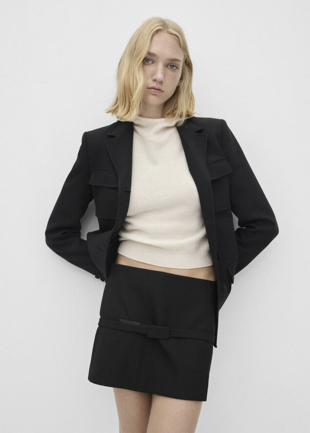 MANGO SKIRT. -- PARIS Black