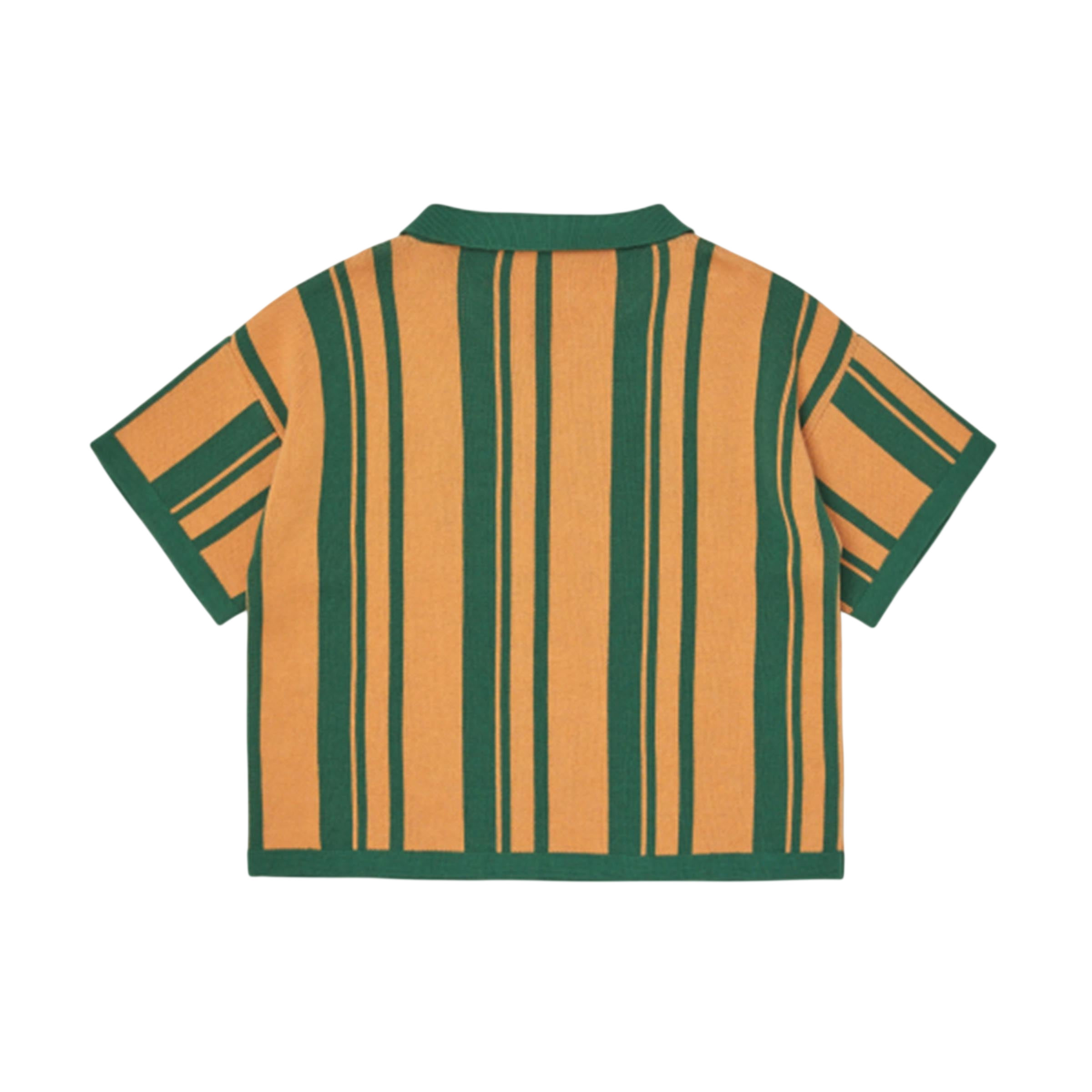 T-Shirt Green Peach Knit