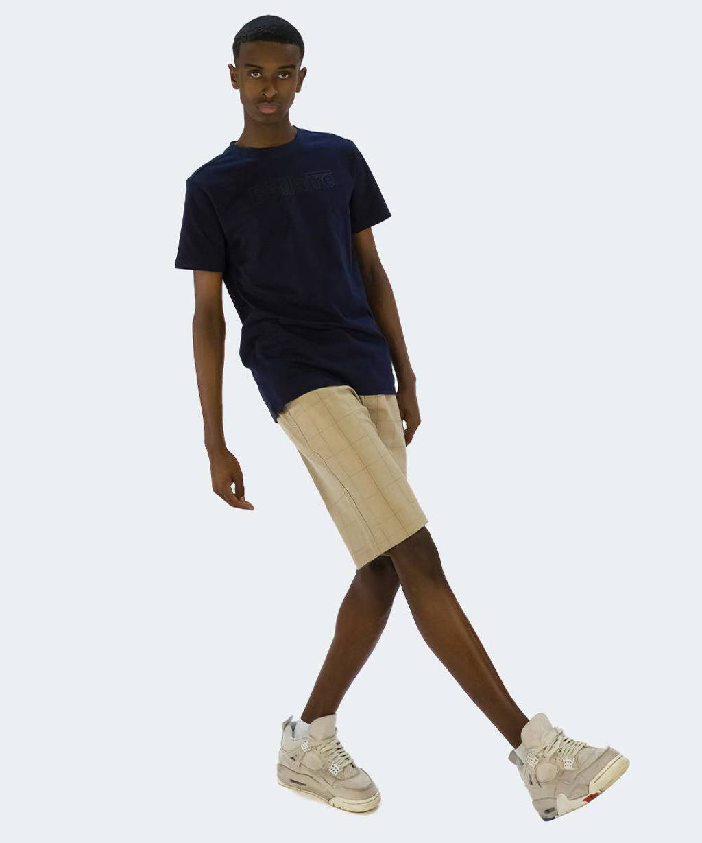 Bellaire T-shirt met logo donkerblauw
