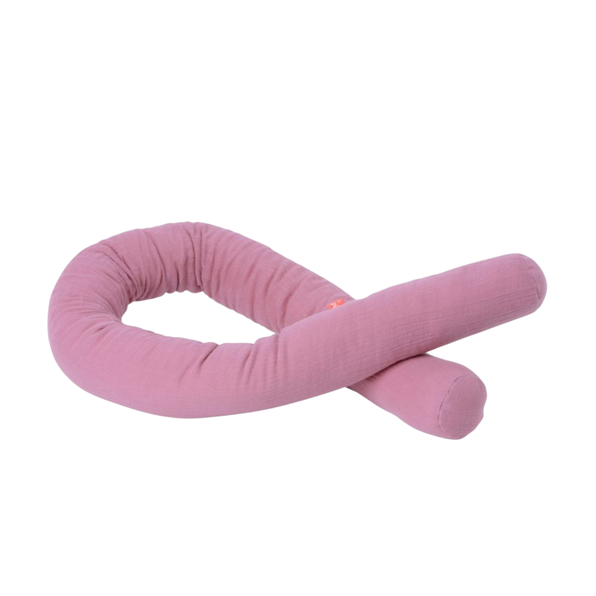 Bettschlange Musselin Pink