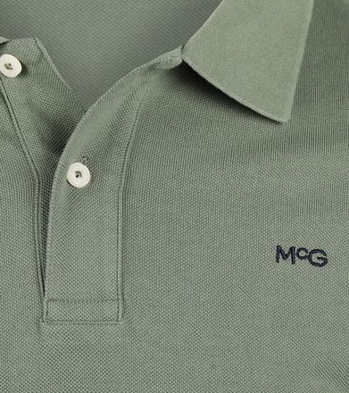 McGregor Long Sleeve Poloshirt Sage Groen MM242.9003.01-5107 kopen