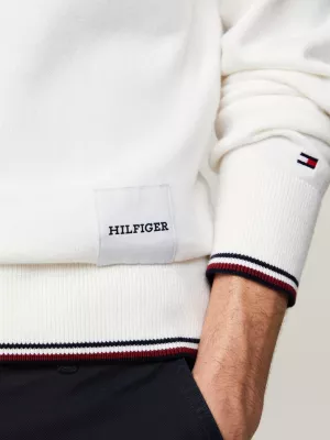 Suéter Hilfiger Monotype Relaxed Tipped