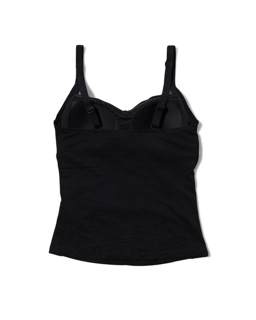 haut de tankini femme control noir