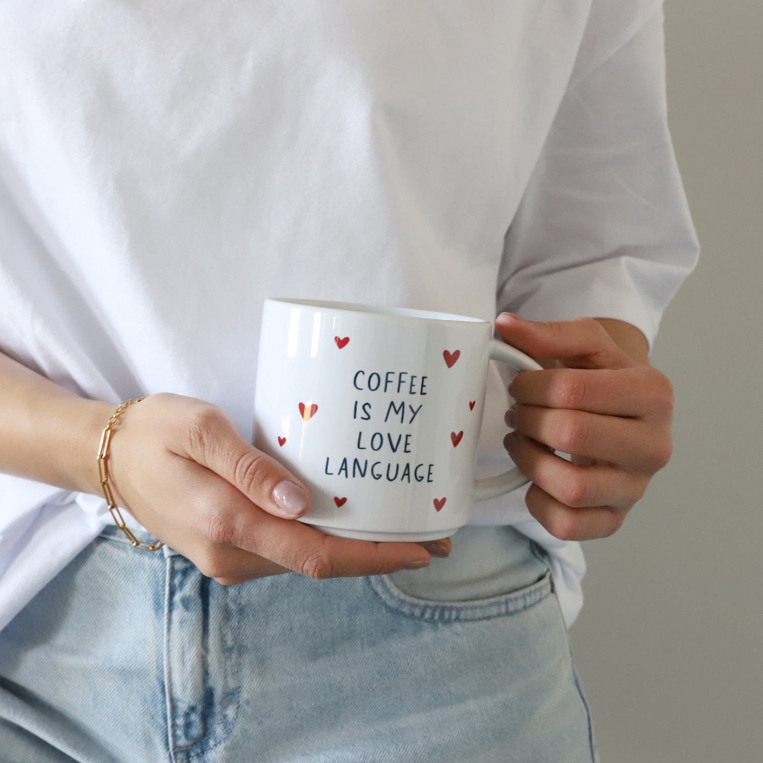 Jumbo-Tasse „Love Language