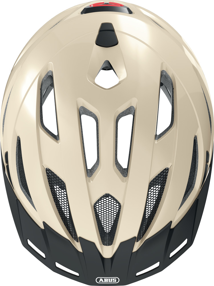 ABUS Urban-I 3.0 cykelhjelm LED Cannoli Cream