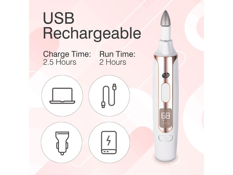 Rio Nagelpflege-Set Precision Pro Electric Nail File Nagelpflegegerät
