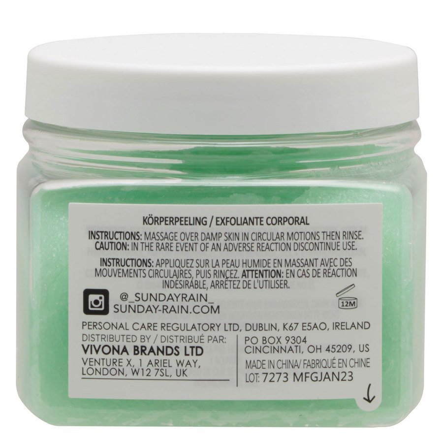 Sunday Rain Body Scrub Aloe & Sweet Mint 265g