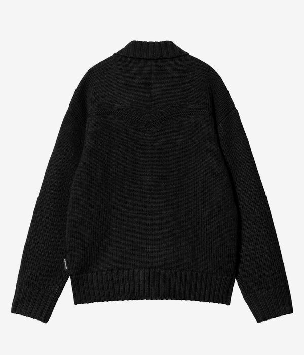 Carhartt WIP Santa Fe Strickjacke (gauge black)