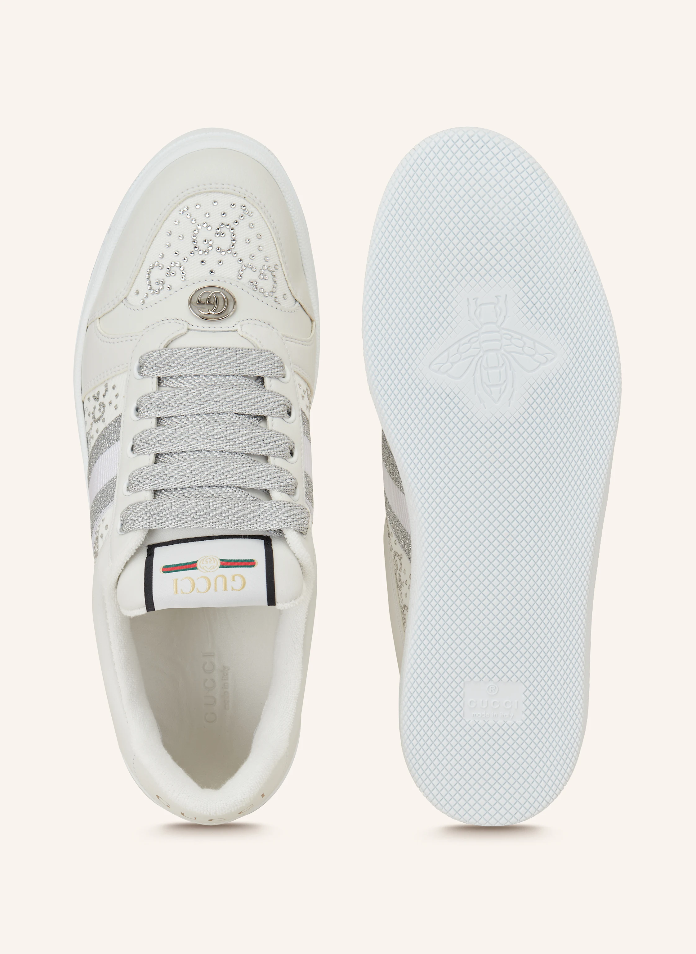 GUCCI Sneaker mit Schmucksteinen