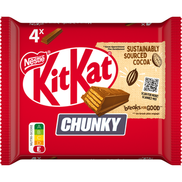 KITKAT Chunky Melkchocolade 4-pack