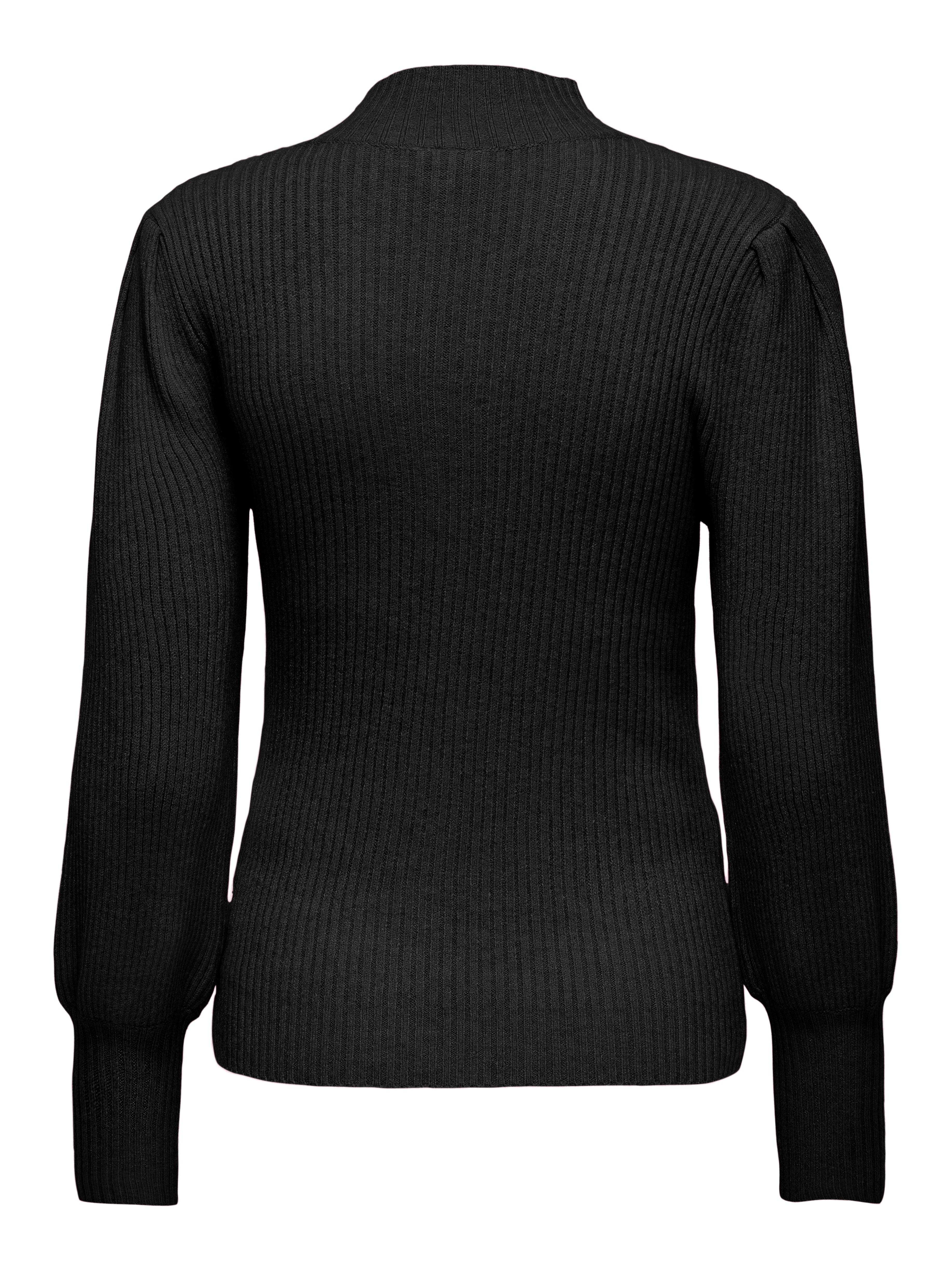 OLMKATIA Strickpullover Black