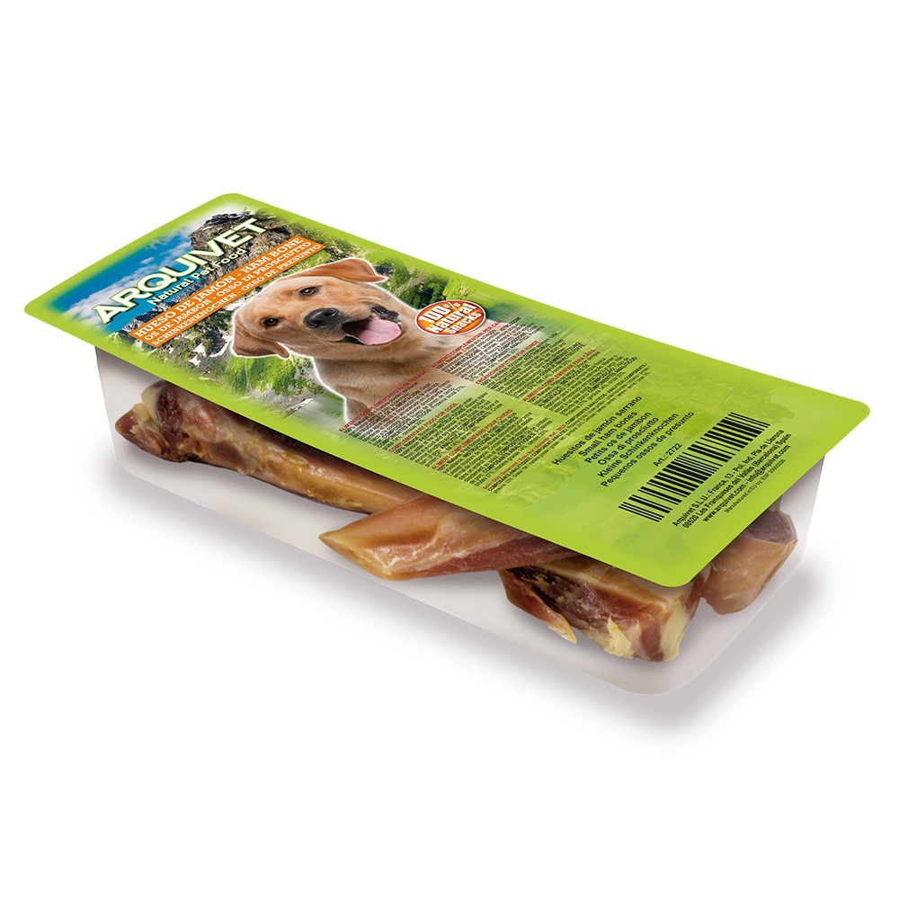 Ossinhos para cachorro com sabor de presunto