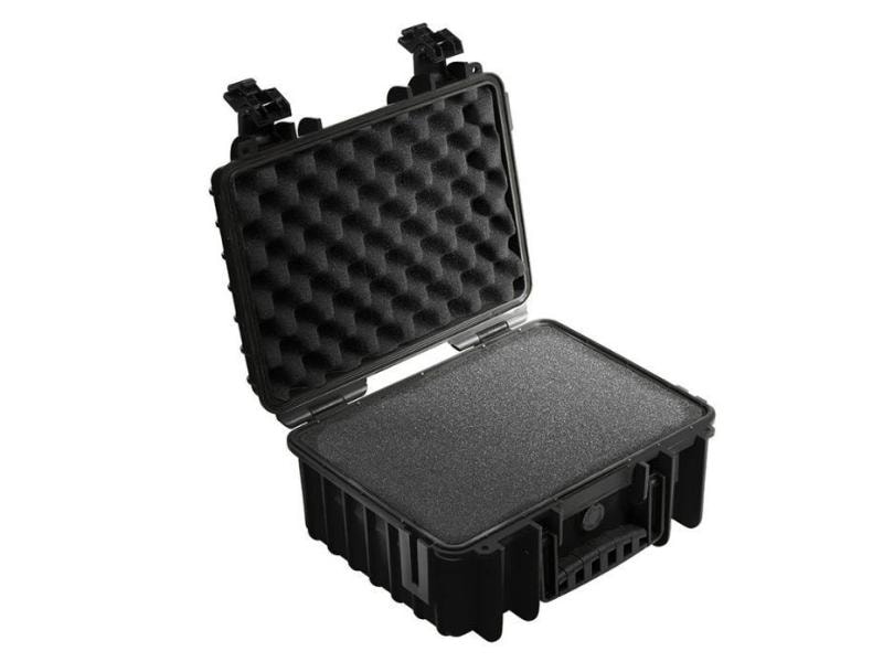 B&W Outdoor-Koffer Typ 3000 SI Schwarz Robuster Koffer für einen sicheren Transport