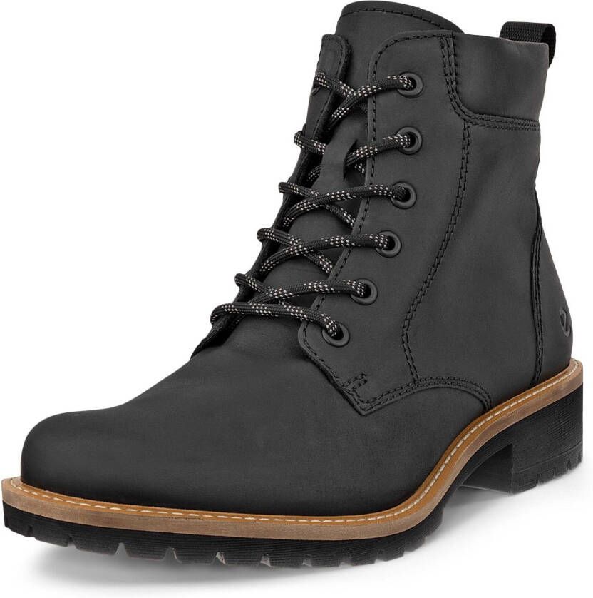 Ecco Veterschoenen ELAINA Veterenkellaars boots met profielzool