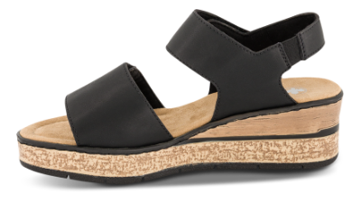 Rieker Sandal Sort 63781-00