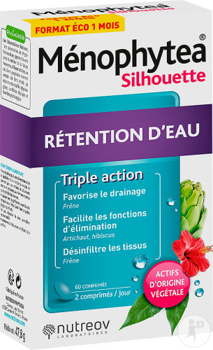 Nutreov Ménophytea Rétention D'Eau 60 Comprimés