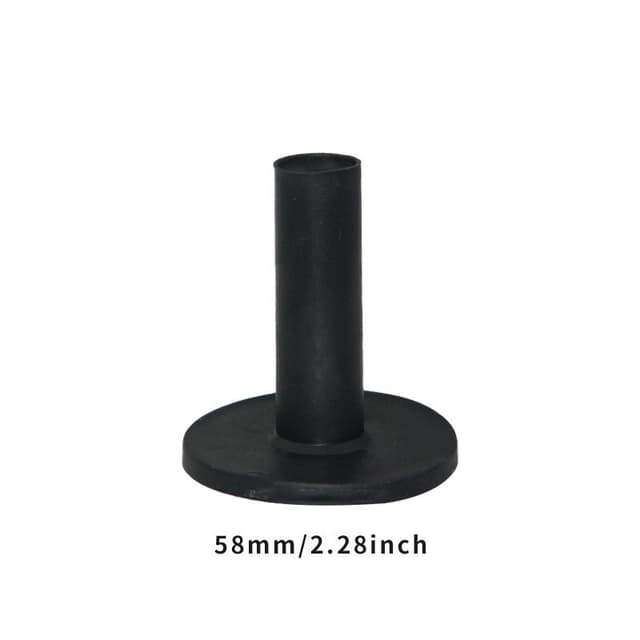 Gummi golf tees til driving range 3 størrelser 58/68/85 mm 3-pak Sort