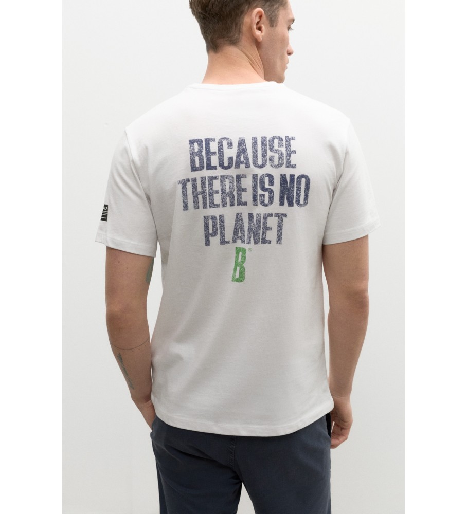Camiseta branca ECOALF Minaalf Back