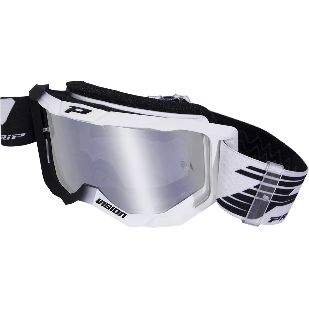 Progrip - Masque 3300 Vision Mirror Two Noir / Blanc