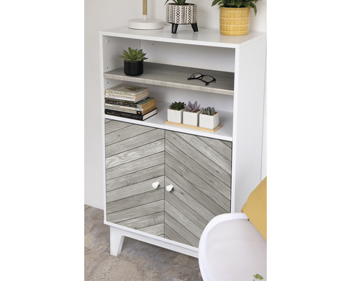 dc-fix® kleeffolie houtdecor visgraat lichtgrijs 67,5x200 cm