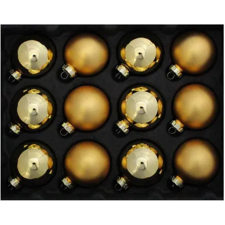 Riffelmacher Weihnachtsbaumkugeln Gold, 24 Stück