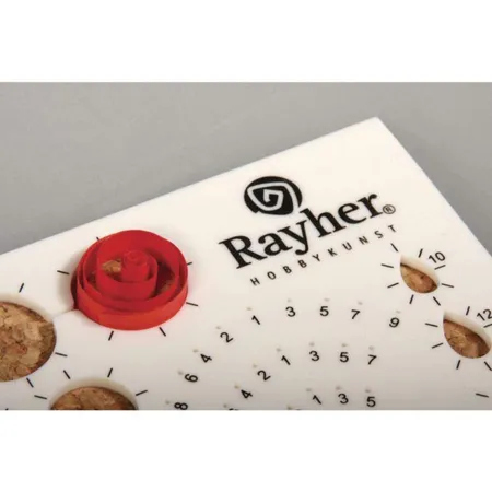 Rayher Quillingschablone mit Korkplatte