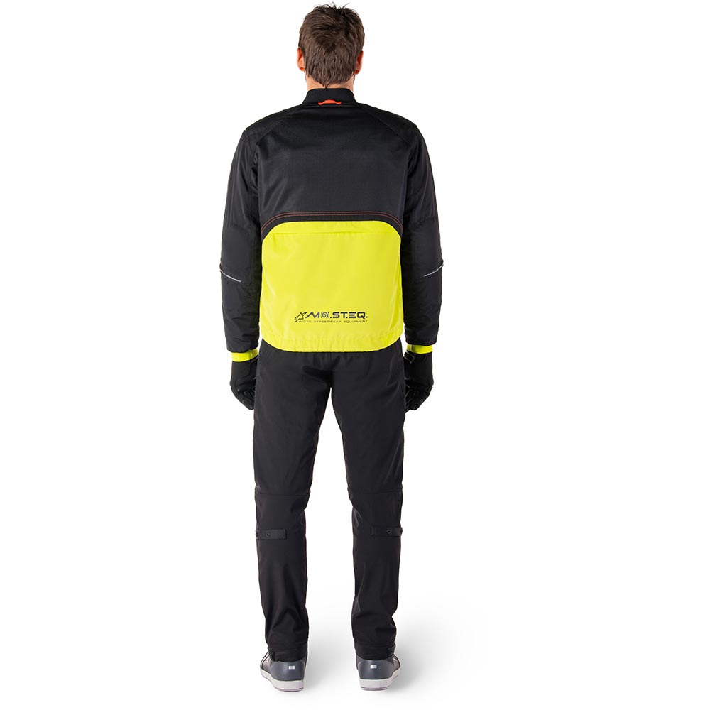 Alpinestars - Blouson Mootant Waterproof Noir / Jaune fluo