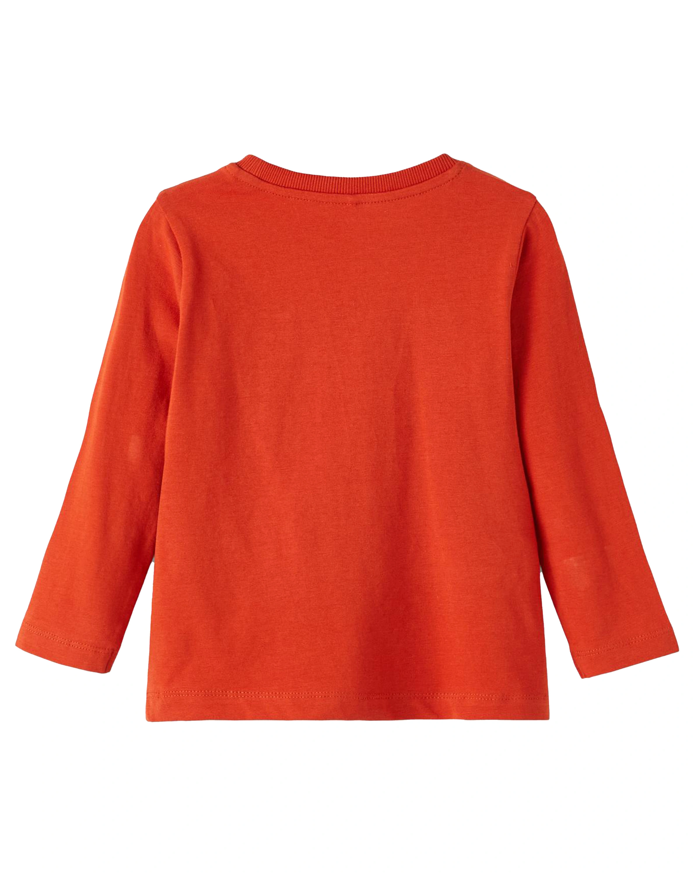 Langarmshirt NMMLAFUN in rooibos tea