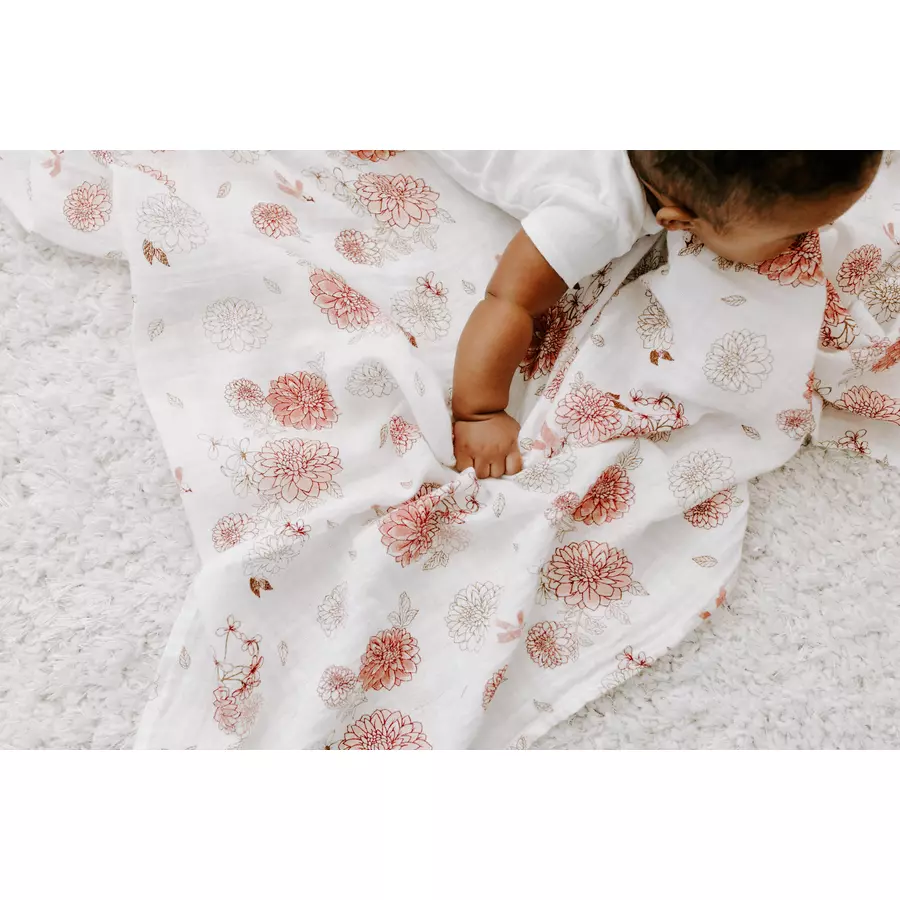 aden + anais™ Pucktücher Dahlias 4er-Pack