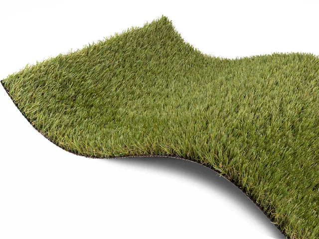 Primaflor-Ideen in Textil Kunstrasen »Kunstrasen KORSIKA« rechteckig 32 mm Höhe natürliche Optik, mit Drainagefunktion, für Balkon, Terrasse & Garten