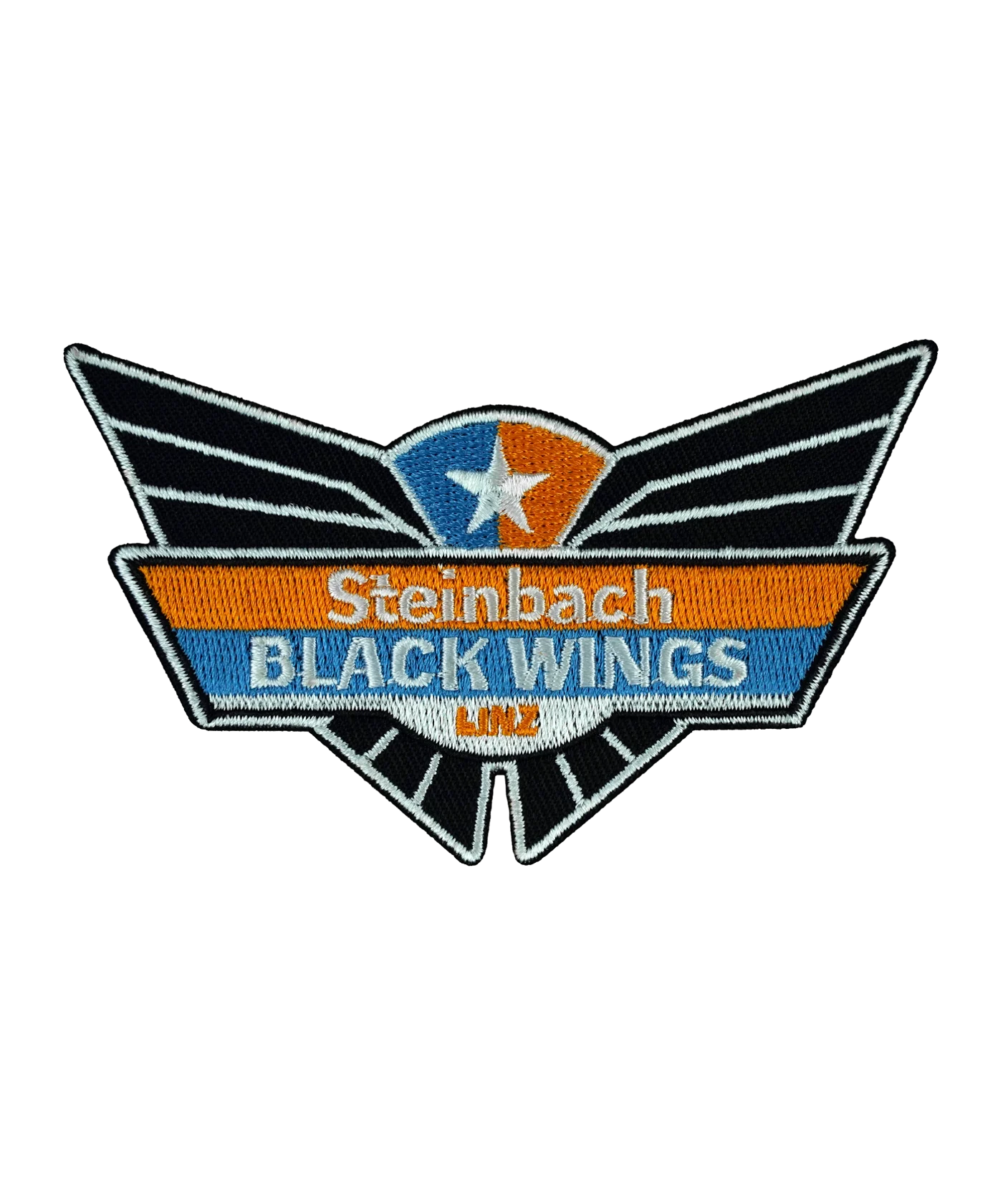 Black Wings Classic Aufnäher Schwarz