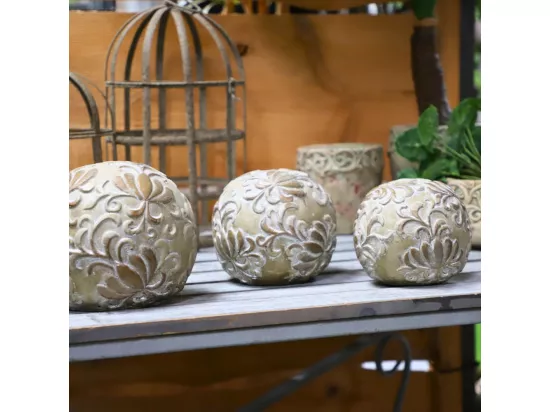 Boule décorative motifs 
