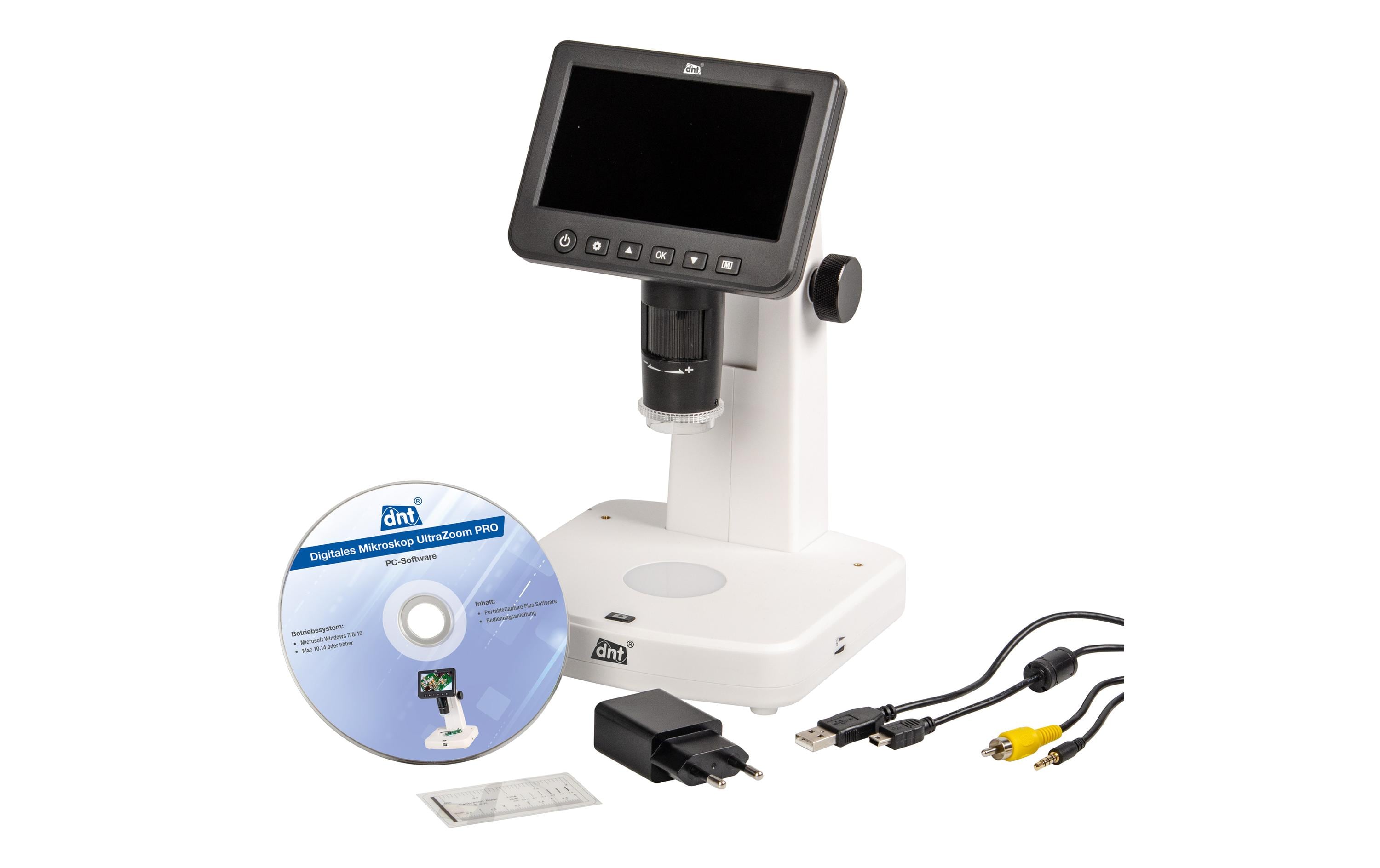 Mikroskop Digital UltraZoom PRODigitales Mikroskop mit Kamera und LED Beleuchtung