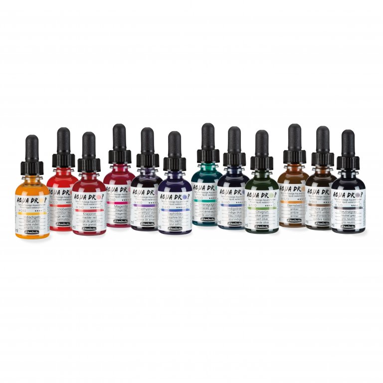 Schmincke flüssige Aquarellfarbe Aqua Drop