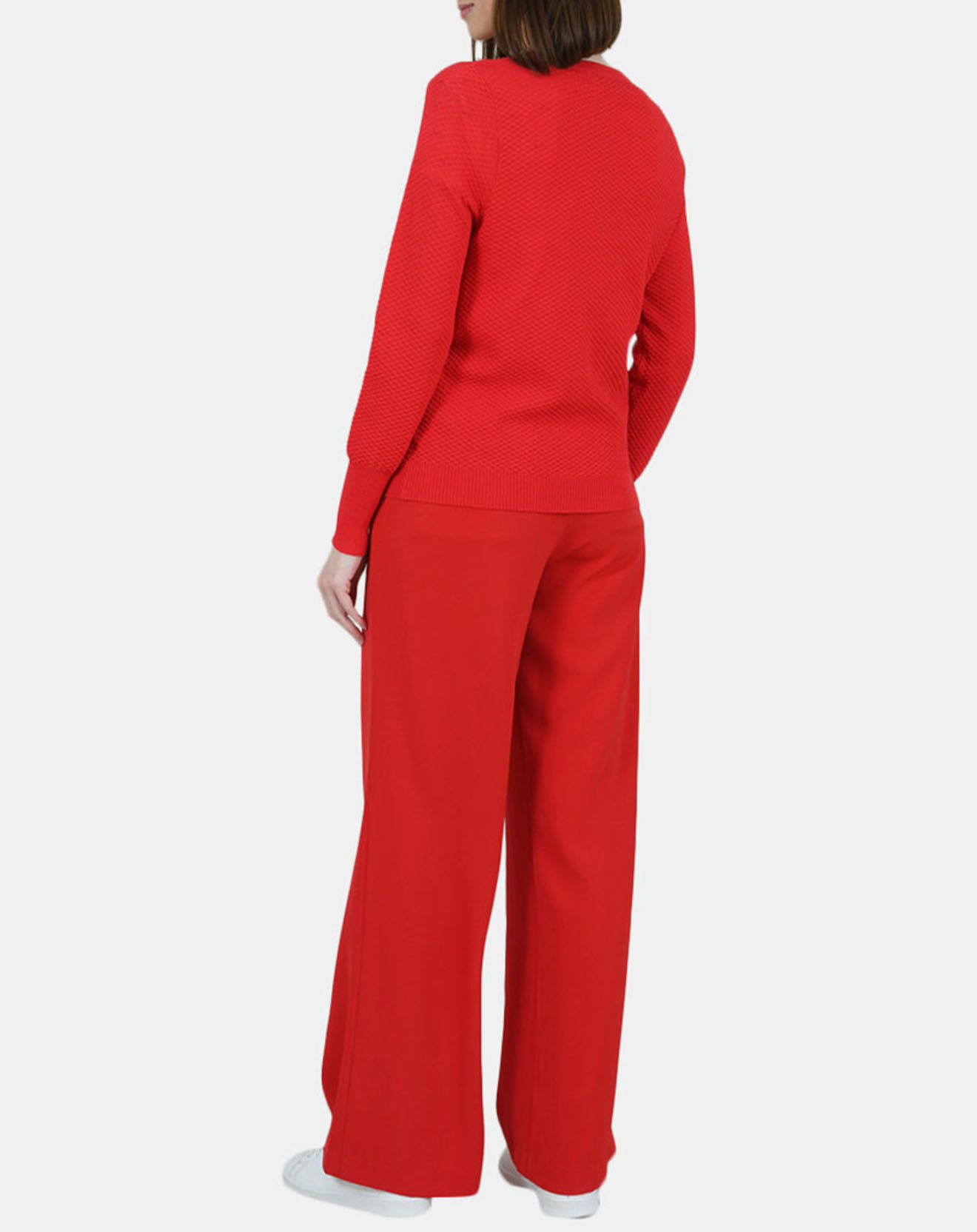 Molly Bracken Gilet  uni boutonnée rouge