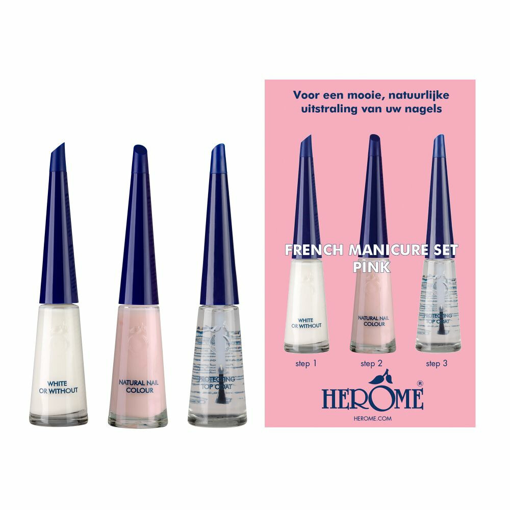 Herome French Manicure Pink3 x 10 ml