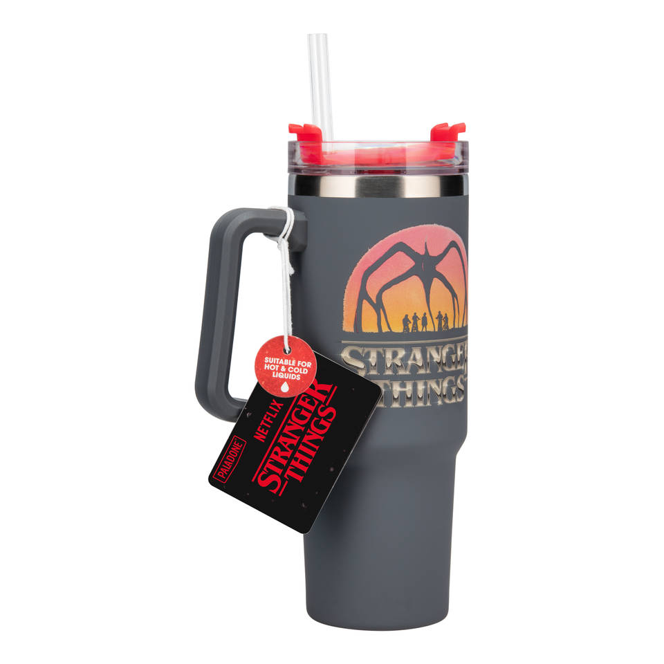 Stranger Things drinkbeker met rietje - 900 ml