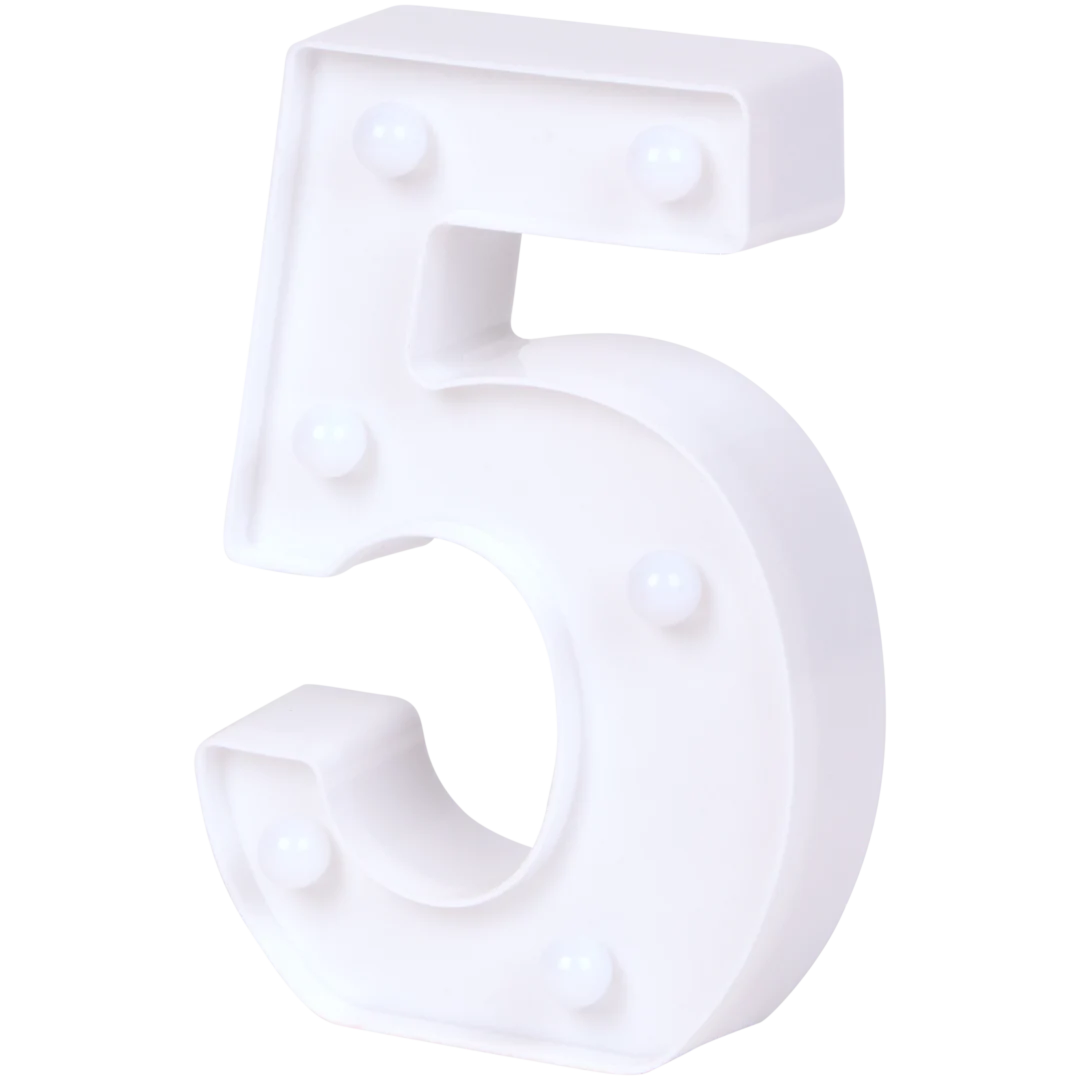 Chiffre LED décoratif