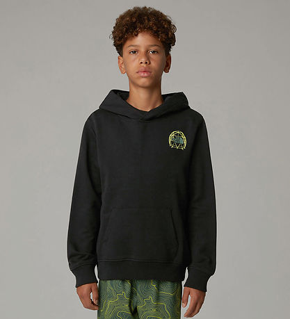 The North Face Kapuzenpullover - Graphic Relaxed - Schwarz/Neon