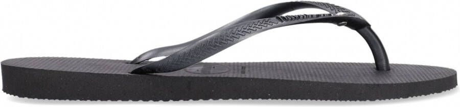 HAVAIANAS Teenslippers Dames Slim Crystal Sw Ii Maat: 31 32 Materiaal: Rubber Kleur: Zwart