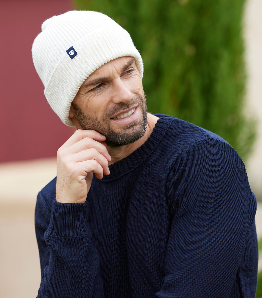 Bonnet Homme Ecru