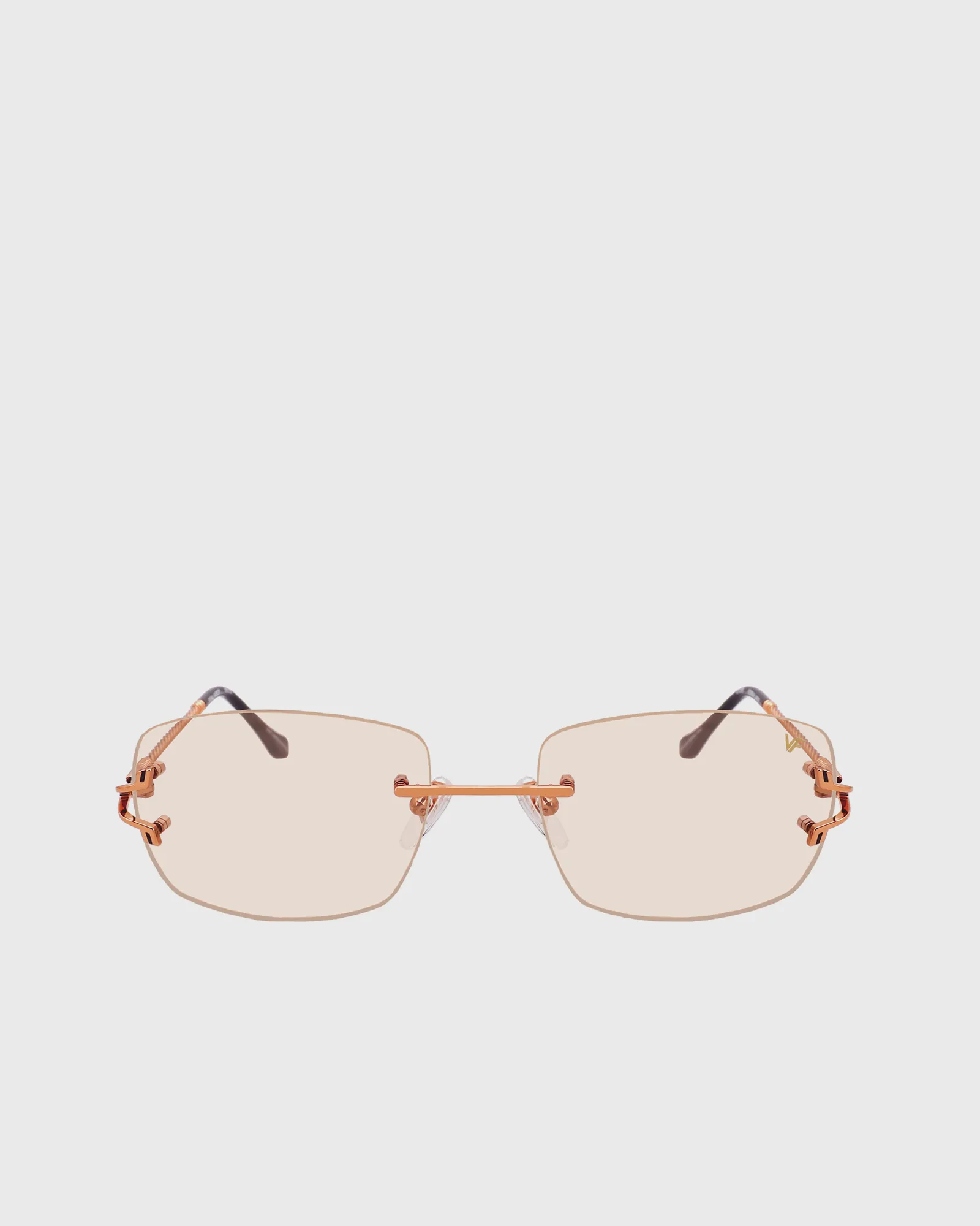 Vintage Frames Bal Harbour Drill Mount 24kt Rose Gold
