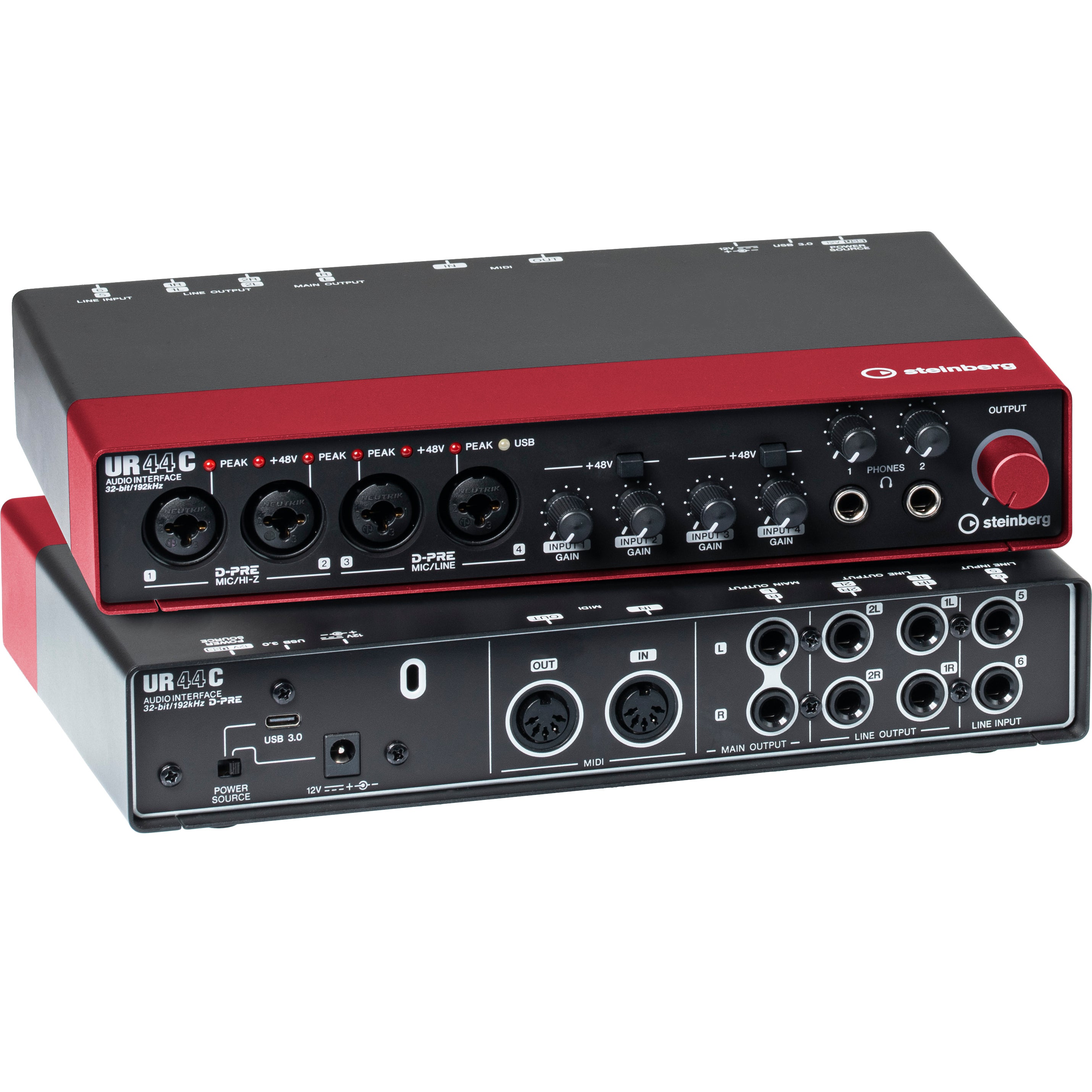 Steinberg UR44C USB 3 audio interface RED