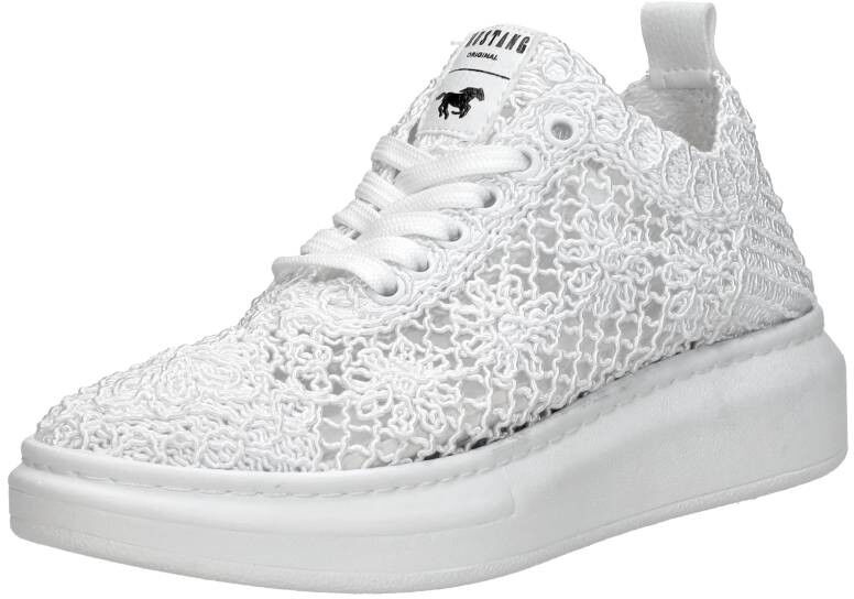 Mustang Sneakers Laag wit